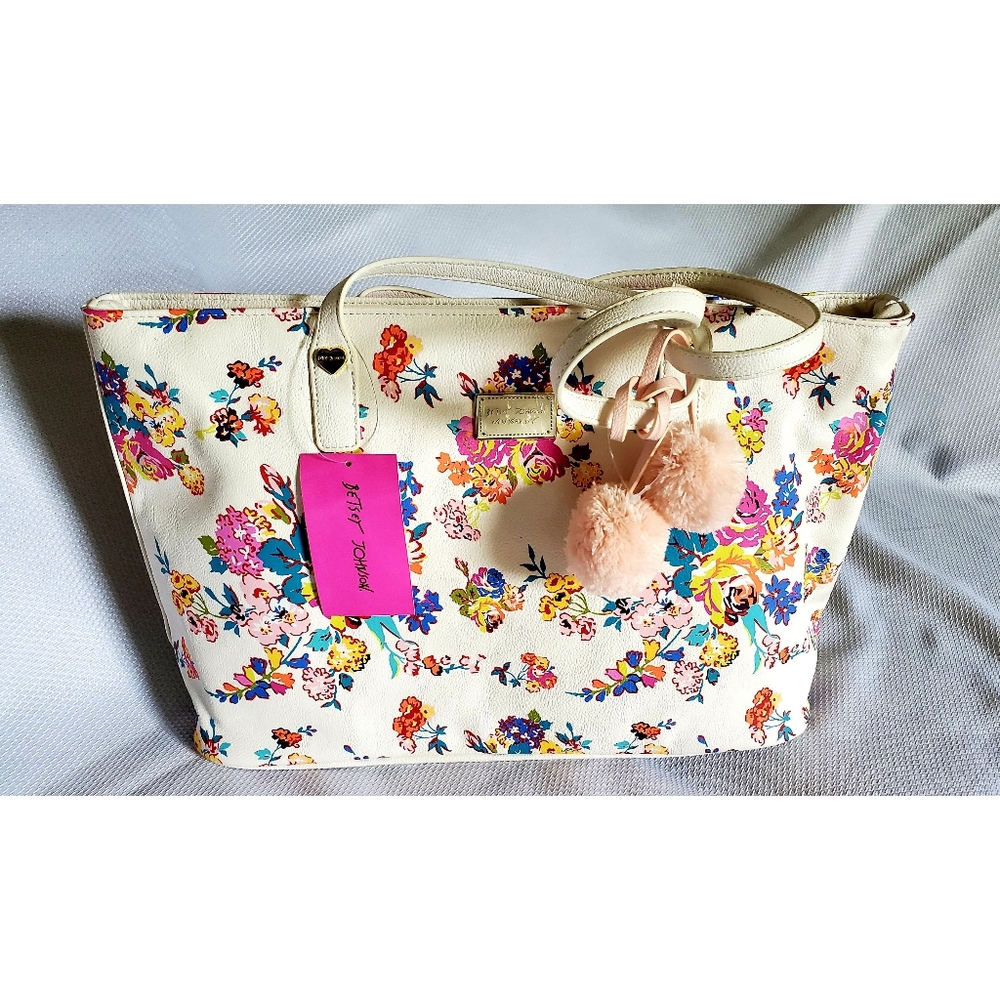 Betsey Johnson Floral Tote